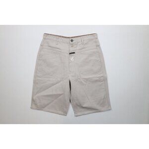 Deadstock Vtg 90s Marithe Francois Girbaud Mens 33 Baggy Denim Jean Shorts Gray
